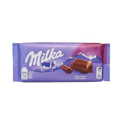 Buy Milka Chocolate Extra Cocoa Gr Online Shop Food Cupboard On