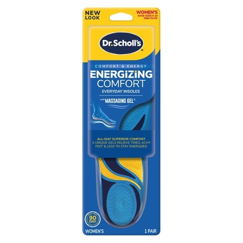 Buy Dr Scholl S Energizing Comfort With Massaging Gel Everyday Insoles