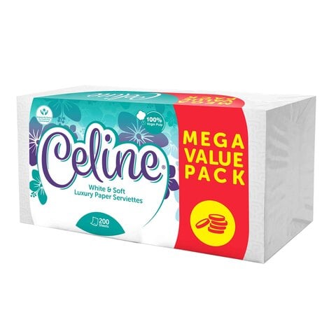 Buy CELINE SERVIETTES VALUE PACK 200 S Online Carrefour Kenya