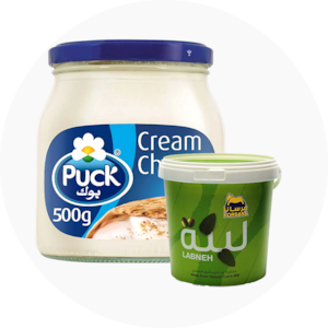 الجبنة واللبنة