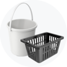 Basins, Buckets & Baskets