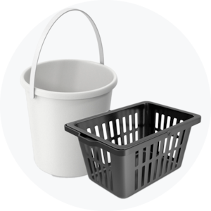Basins, Buckets & Baskets