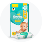 حفاضات الأطفال والمناديل