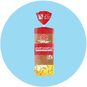 خبز أبيض شرائح