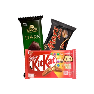 السناكس والشوكولاتة