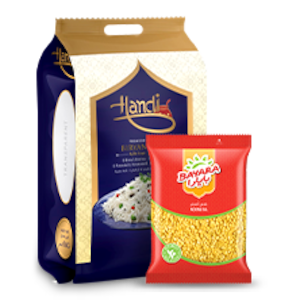 الأرز والمعكرونة والبقول