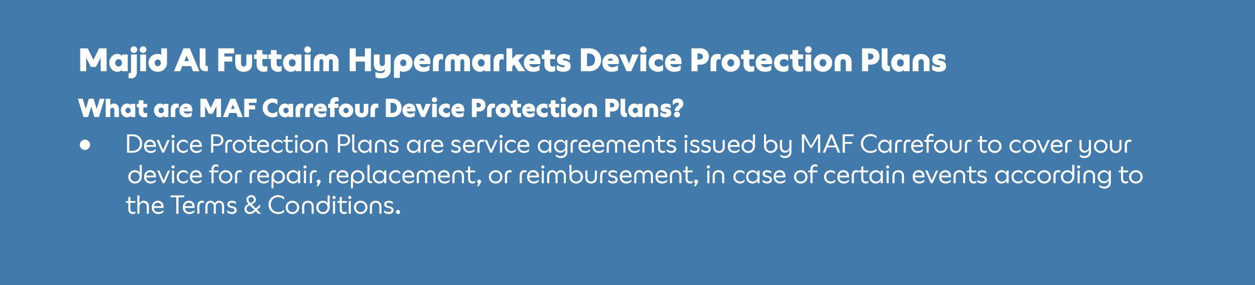 Device Protection Plan Online Shopping - Carrefour UAE