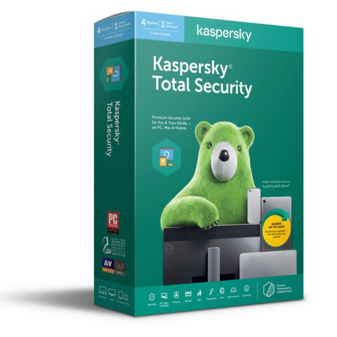 Buy KASPERSKY TOTAL SECURITY 2020 4 USER Online - Shop ...