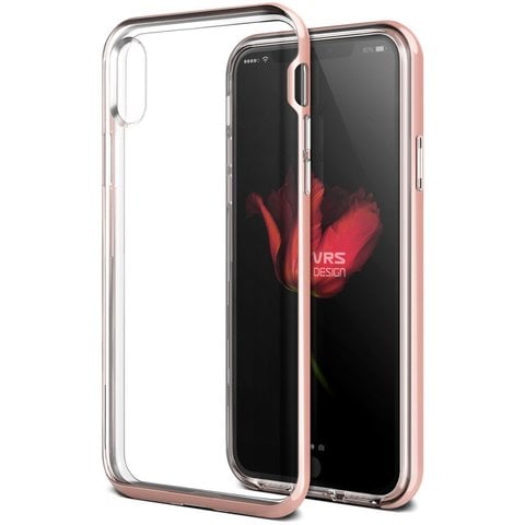 Buy Vrs Design Iphone X Crystal Bumper Cover Case Rose Gold Online Shop Smartphones Tablets Wearables On Carrefour Uae