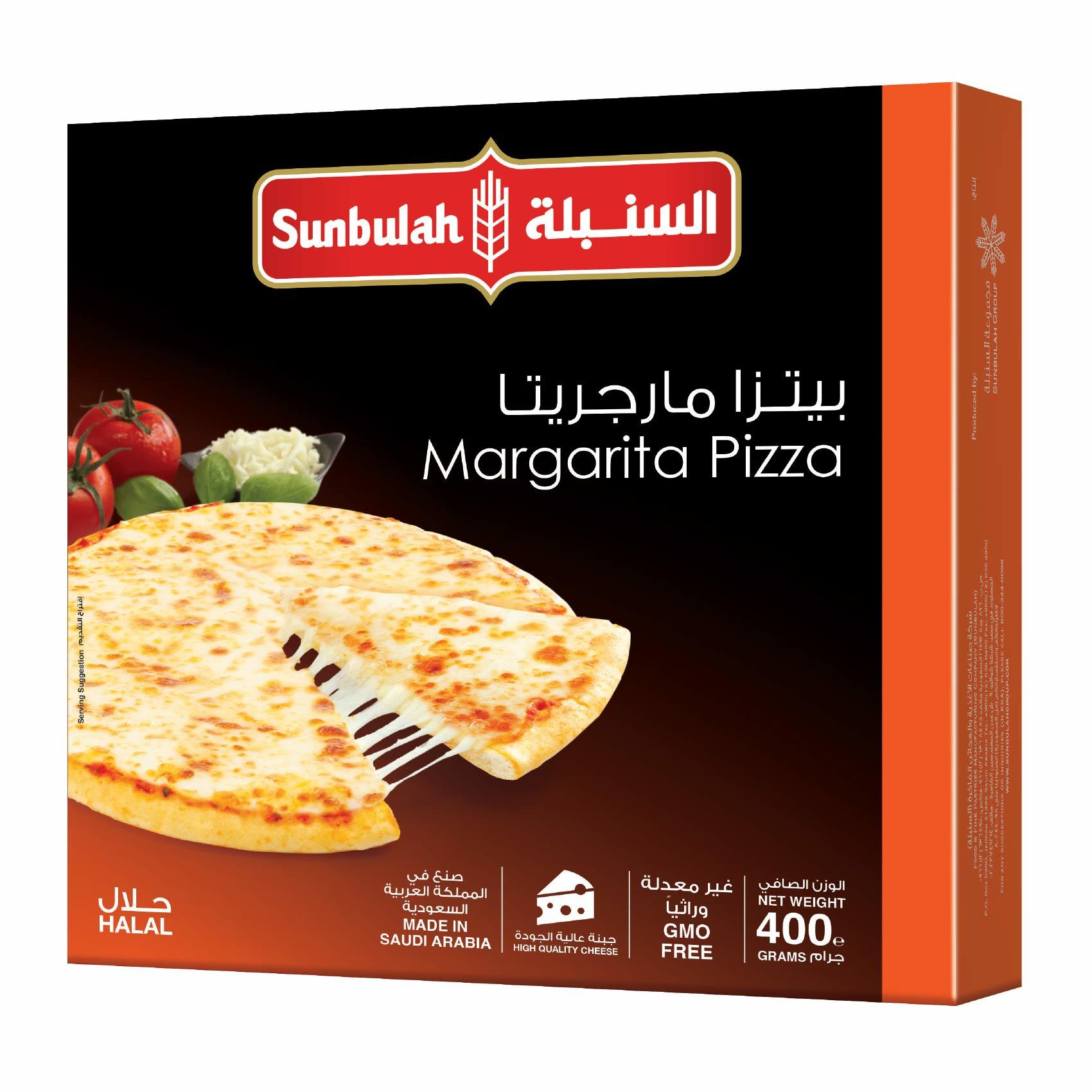 Buy Sunbulah Margarita Pizza 400 G Online Shop Frozen Food On Carrefour Saudi Arabia