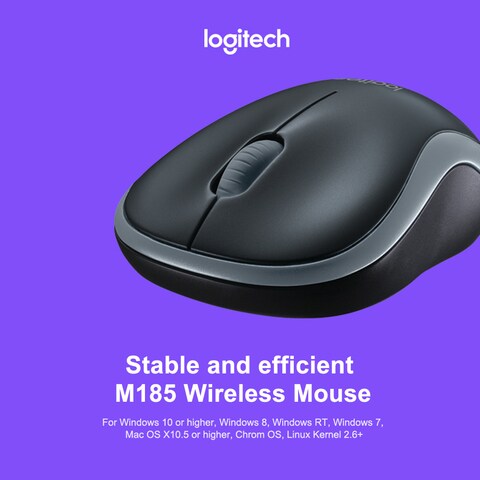 Buy Logitech Wireless Wifi Mouse Ergonomic Silent Mobile Computer Mouse With 2 4g Receiver Grey Online Shop Electronics Appliances On Carrefour Uae