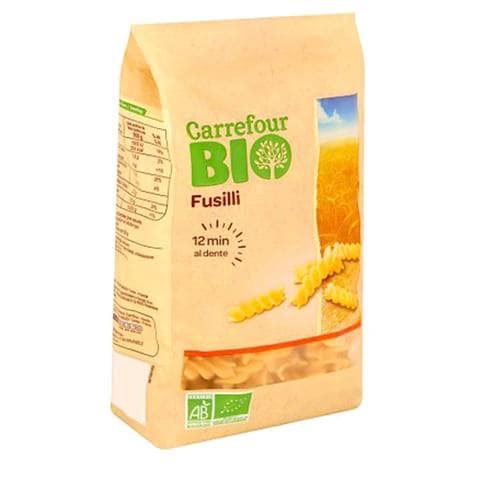 Buy Carrefour Bio Fusilli 500g Online Shop Food Cupboard On