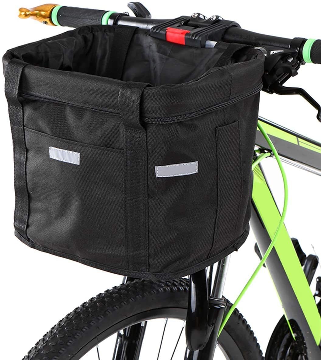 Buy Nusense Bicycle Front Basket Removable Waterproof Bike Handlebar Canvas Basket Pet Carrier Frame Bag Online Shop Toys Outdoor On Carrefour Uae