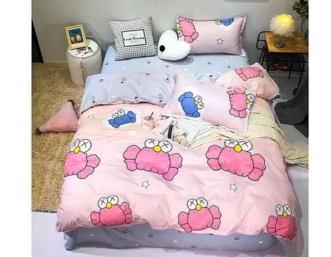 Buy Deals For Less Double Size Bedding Set Of 6 Pieces Pink