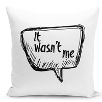 Buy Loud Universe White Throw Pillow It Wasnt Me Funny Pillow