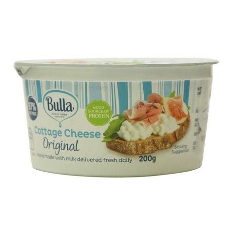 Buy Bulla Original Cottage Cheese 200g Online Shop Fresh Food On