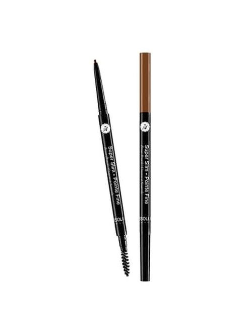 Buy Absolute New York 3 Piece Super Slim Eye Brow Pencil Caramel Online Shop Beauty Personal Care On Carrefour Uae