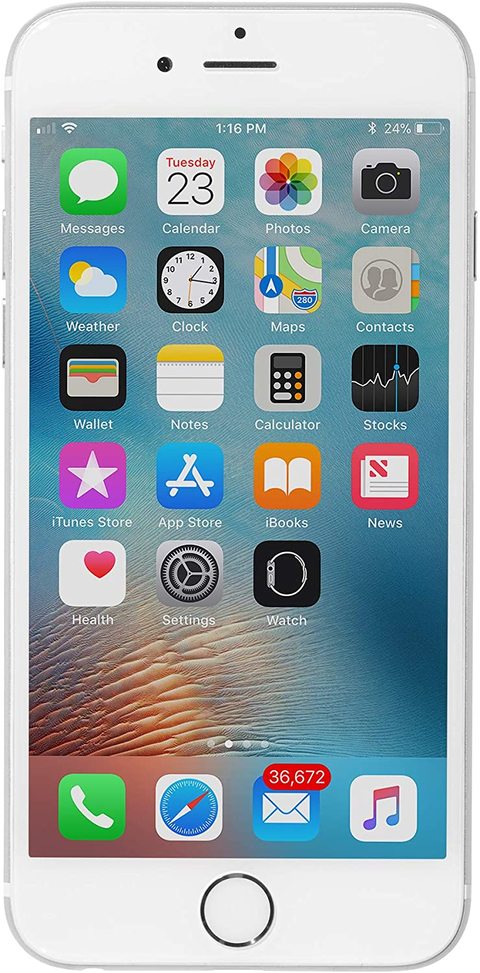 Buy Refurbished Apple Iphone 6 64gb Silver Grade A Online Shop Smartphones Tablets Wearables On Carrefour Uae