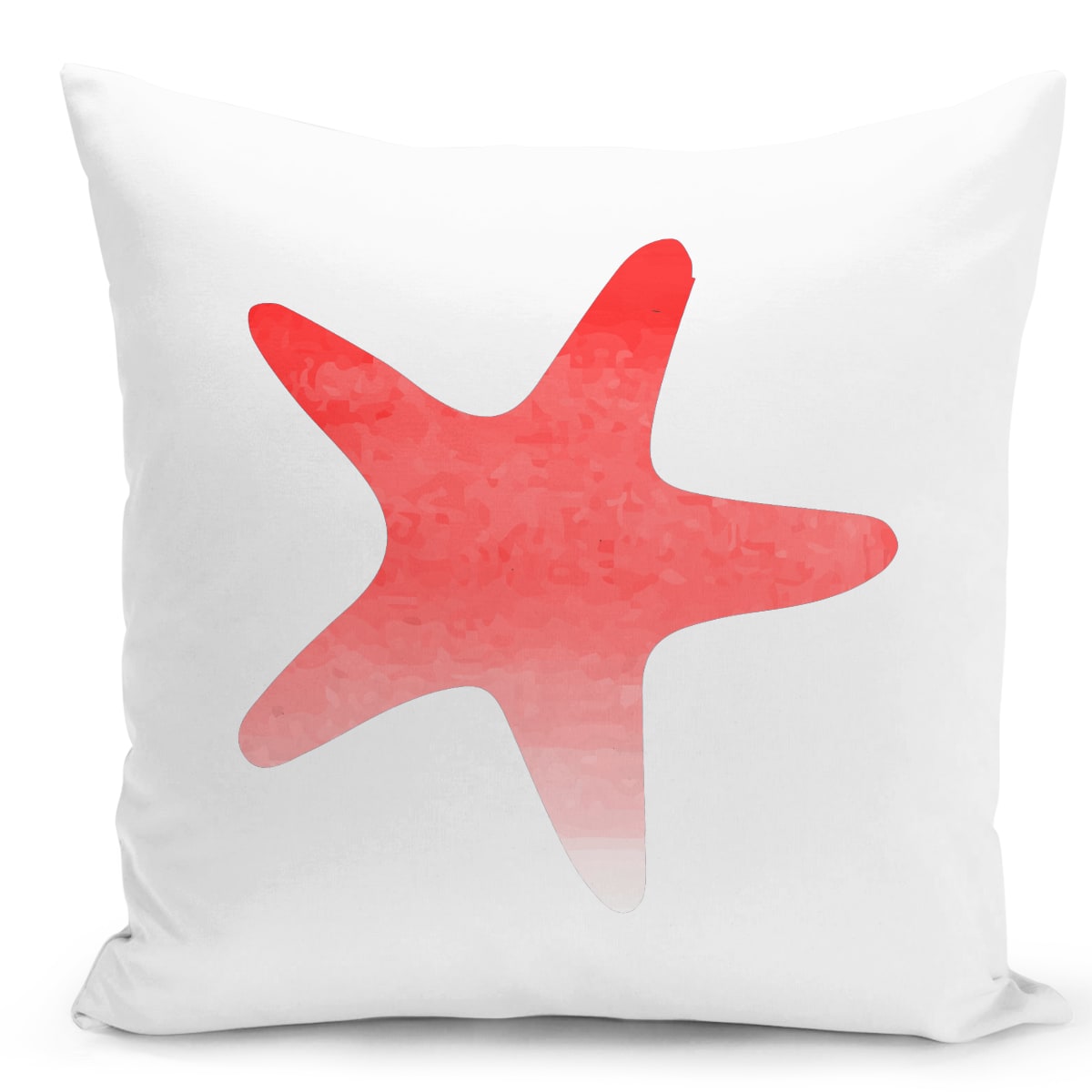 Buy Loud Universe White Throw Pillow Star Fish Marine Animals Sea Life Pillow Nautical Theme Pure White Printed 16 X 16 Inch Square Home Decor Couch Pillow Online Shop