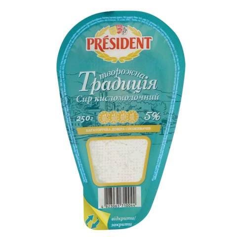 Buy President Cottage Cheese 5 250g Online Shop Fresh Food On