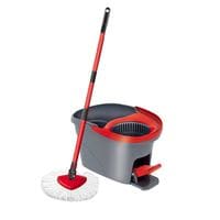 Buy Vileda Easy Wring And Clean Microfiber Mop And Bucket With Power Spin Wringer Online Shop Household On Carrefour Jordan