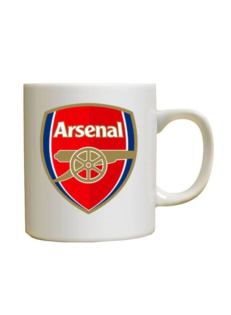 Buy Giftex Arsenal Logo Printed Mug White Red Blue 11 5x10 5x10 5cm Online Shop Home And Garden On Carrefour Uae