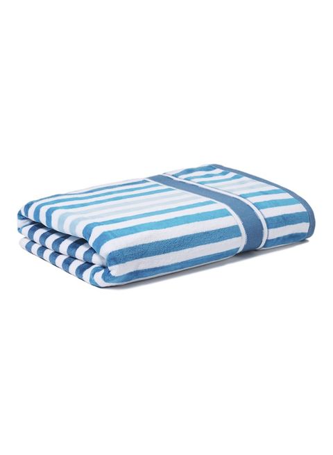 Buy White Rose Ombre Velor Striped Bath Towel Multicolour 70x140 Centimeter Online Shop Home And Garden On Carrefour Uae