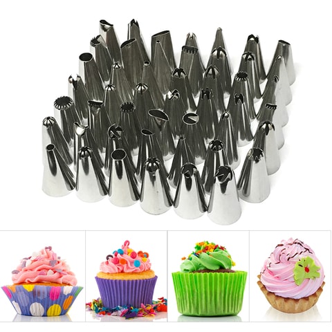 Buy Generic Stainless Steel Cake Decorating Supplies Cake Turntable 48pcs Set Diy Cream Tools Online Shop Home And Garden On Carrefour Uae