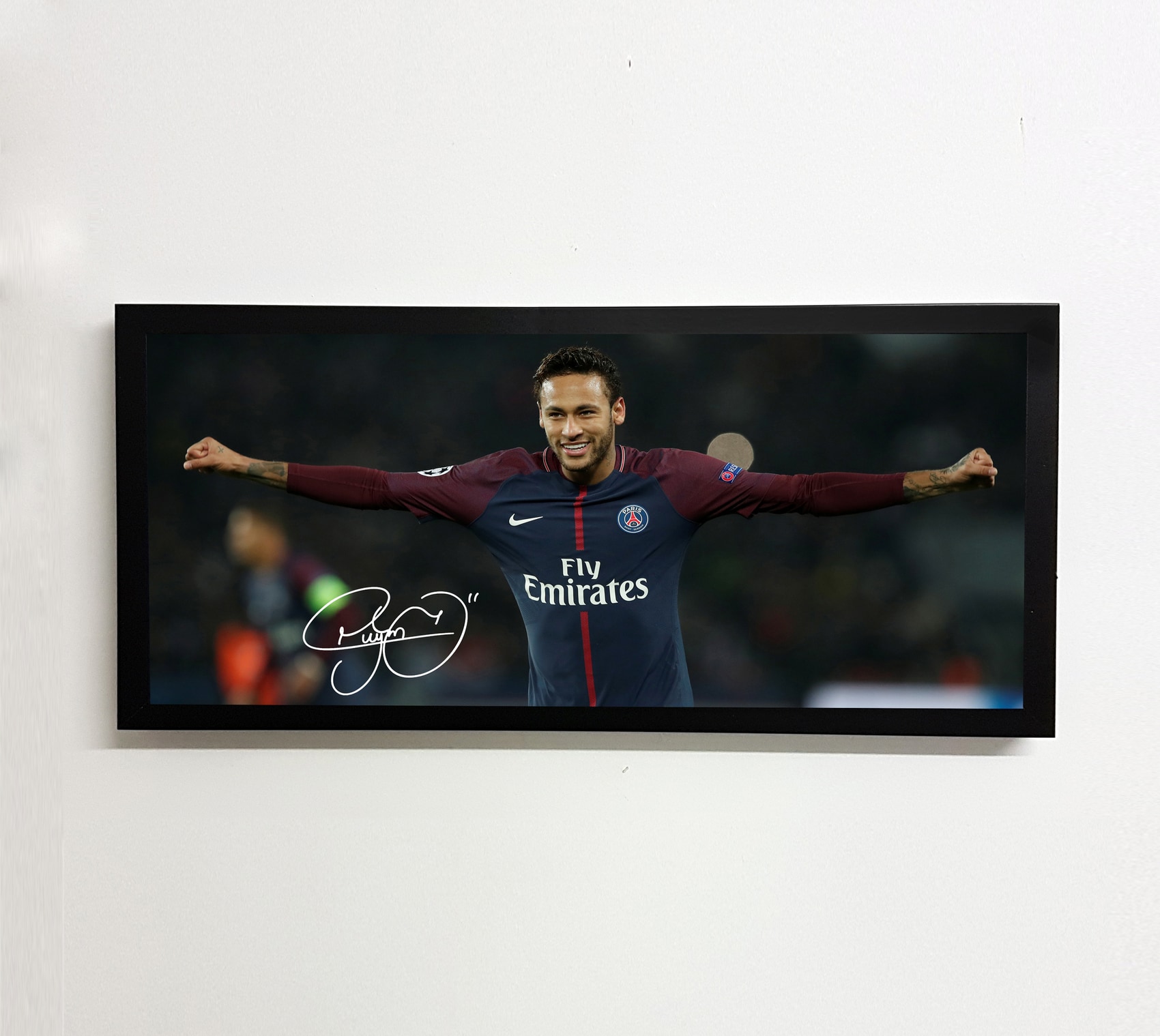 Buy Boomah Accessories Neymar Psg Autographed Poster With Frame Online Shop Home And Garden On Carrefour Uae