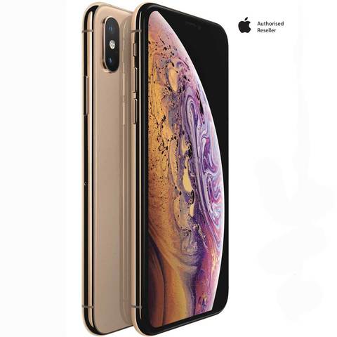 Buy Apple Iphone Xs Max 64gb Gold Free 1 Year Apple Tv Subscription 3 Months Apple Music Online Shop Smartphones Tablets On Carrefour Uae