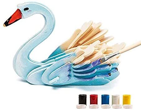 Buy Doreen Diy 3d Wooden Puzzle Toys For Kids Craft Kit Swan Model Online Shop Toys Outdoor On Carrefour Uae