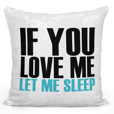 Buy Loud Universe Sequin Pillow Magic Mermaid Throw Pillow If