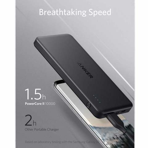 Shop Anker 10000 Mah Powercore Ii Power Bank S Black Online In