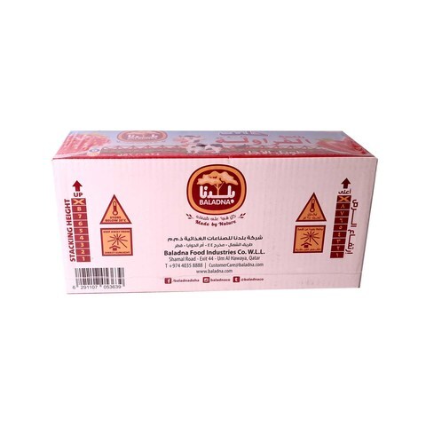Baladna Long Life Milk Full Fat Strawberry Flavored 200mlx24&#39;s