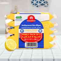 Carrefour Antibacterial Fresh Skin Care White 10 Wipes Pack of 5