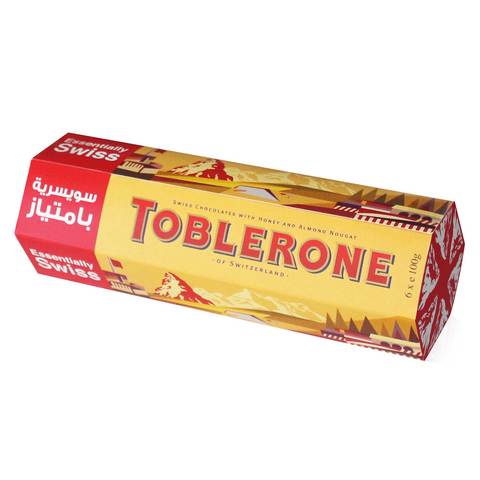 Toblerone Little Minis Swiss Milk Chocolate 100g Pack of 6