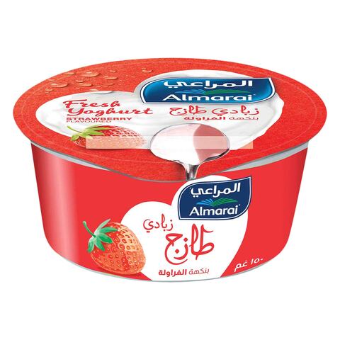 اشتري المراعي زبادي بنكهة الفراولة 150 جرام في السعودية