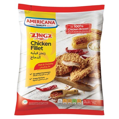 Buy Al Kabeer Zing Chicken Fillets 465g Online - Shop Frozen Food on  Carrefour UAE