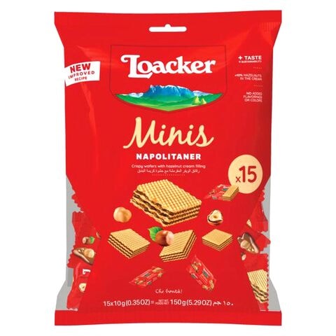 Loacker Minis Napolitaner Chocolate Wafers 150g