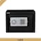 Electronic Digital Safe Box with Cash Deposit Drop-In Slot on Top A4 Document Size (25x35x25cm) Black