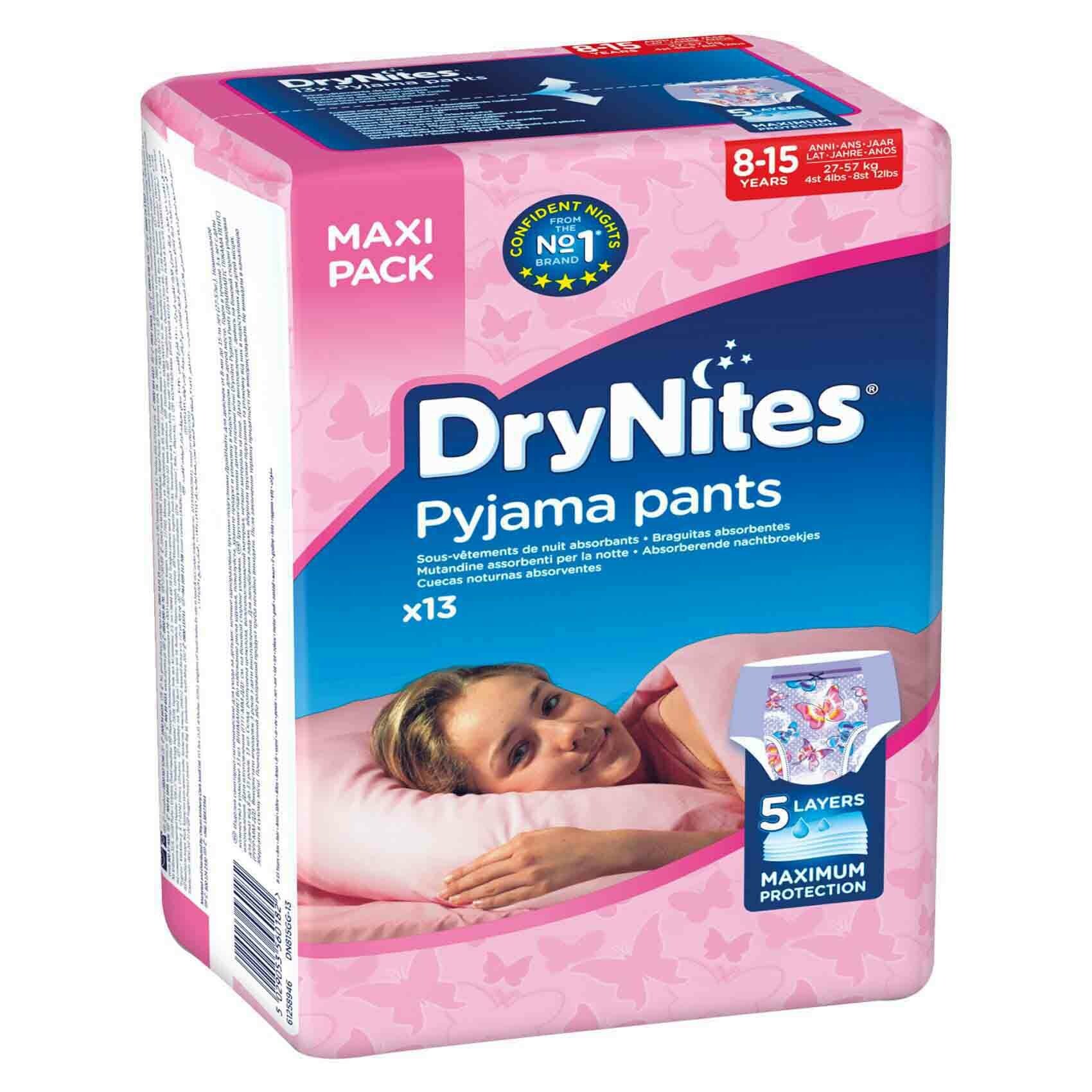 Buy Huggies Dry Nites Diaper Pants 815 Years 13 Count 2757 kg Online