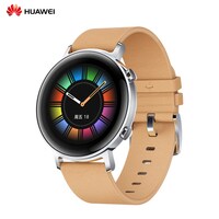 Huawei - HUWATCH GT 2 42mm 5ATM Waterproof Sport Smartwatch Smart Watch with BT5.1 In-device Music Download Player 7 Days Standby Heart Rate Rhythm Sleep Pressure Monitor GPS Fitness Activity Tracker