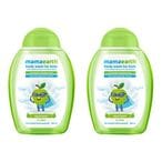 Buy Mama Earth Body Wash For Kids Agent Apple Green 300ml Pack of 2 in UAE