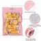 Homarket&reg; 100 Pieces Mylar Bags Smell Proof Bags Resealable Storage Bag with Clear Window Packaging Foil Pouch Bags (pink 7X10cm）GC2474A