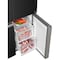 Haier 585L Net Capacity Side-By-Side French Door Refrigerator Black HRF-820BG