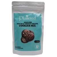Plattered Eggless Double Choco Chunk Cookie Mix 215g