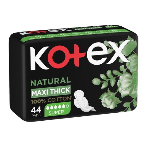  كوتكس فوط صحية كبيرة سميكة ماكسي طبيعية × 44 قطع