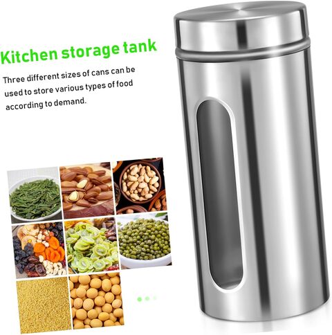 Buy Atraux 900ml Stainless Steel Food Storage Jar Airtight