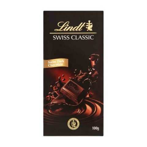 Lindt Swiss Classic Dark Chocolate 100 Gram