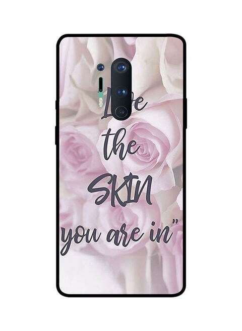 Theodor - Protective Case Cover For Oneplus 8 Pro White/Pink/Grey